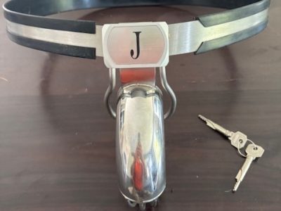 Keuschheitsgürtel, Bund verstellbar, Edelstahl hochwertig, von fetisch-felix.de