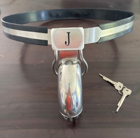 Keuschheitsgürtel, Bund verstellbar, Edelstahl hochwertig, von fetisch-felix.de