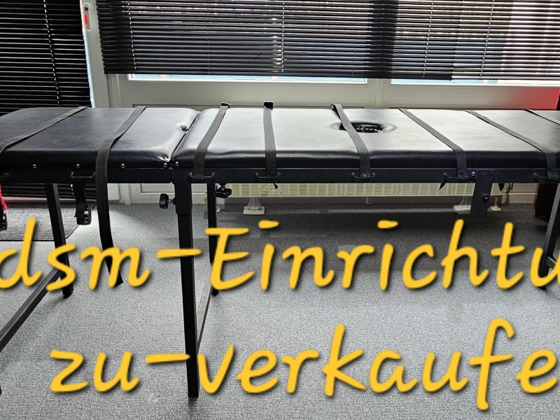 Bondage-Massagetisch/Bank, Universalbank, Züchtigungsbank, Fesselungsbank, Streckbank