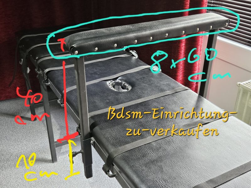 Bondage-Massagetisch/Bank, Universalbank, Züchtigungsbank, Fesselungsbank, Streckbank