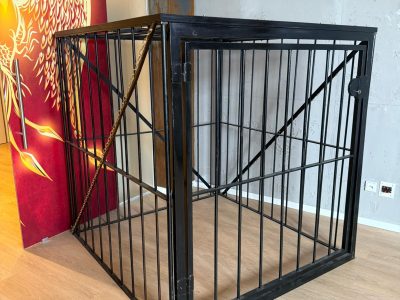 BDSM Käfig Bondage Stahlkäfig 1,5x1,5x1,5m