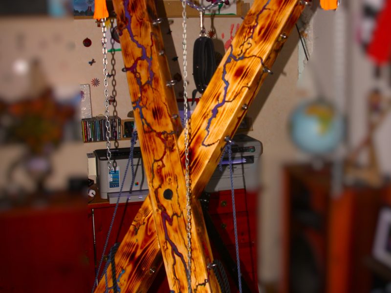 Andreaskreuz - SM - Freistehend - Handarbeit - Kunst