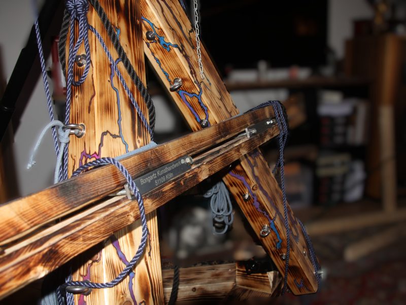 Andreaskreuz - SM - Freistehend - Handarbeit - Kunst